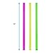 Smoothie Straws, Boba Straws, Jumbo Milkshake Straw, for Milk Shake, Large, Wide, Bubble Tea, Disposable, Thick, Big, Drinking, Extra Fat 0.5 Diameter, Plastic, Multicolor, 100 Pack, 10.5 Inch Long
