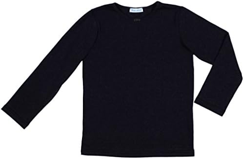 Petite Amelia Little Girls Long Sleeve Bow Tie Top, Size 3, Black