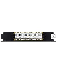 Parche de panel de 8 puertos Cat5 5e TRENDnet para montar en pared o estanterías, sin blindaje