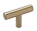 Amerock | Cabinet Knob | Golden Champagne | 1-15/16 inch (49 mm) Length | Bar Pulls | 1 Pack | Drawer Knob | Cabinet Hardware