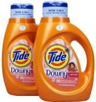 Tide Plus a Touch of Downy High Efficiency Liquid Laundry Detergent - 46 oz - April Fresh - 2 pk
