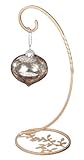 Gold Leaf Ornament Stand Ornament