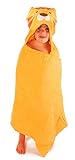 SaturdayKnight Animal Face Hooded Baby Towel, Lion
