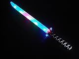Deluxe Ninja LED Light up Sword with Motion Activated Clanging Sounds