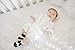 Born to Love Girls First Communion Baptism Christening Socks with Cross Embroidery 0 to 6 months, white