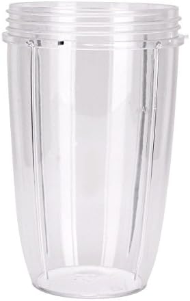 Tall Replacement Cups for NutriBullet High-Speed Blender/Mixer, 24 OZ , By Enqualix