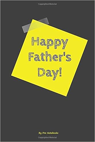 Happy Fathers Day College Ruled Journal For Men - 