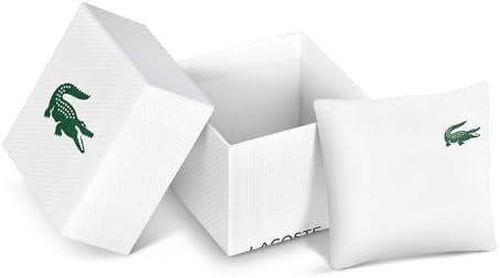 Relógio analógico feminino lacoste de quartzo com pulseira dourada em aço inoxidável - 2001302