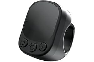 Smart Scrolling Bluetooth Remote Ring with Touchpad,Multi-Function Finger Air Mouse Wearable Mini Travel Tiktok Remote Contro