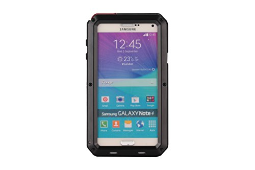 Galaxy Note 4 case,Amever Luxury Shockproof Water Resistant Dust/dirt/snow Proof Aluminum Metal Protection Case Cover for Samsung Galaxy Note4 N9100 with Front Cover and Built-in Screen Protector Galaxy Note 4 case,Amever Luxury Shockproof Water Resistant Dust/dirt/snow Proof Aluminum Metal Protection Case Cover for Samsung Galaxy Note4 N9100 with Front Cover and Built-in Screen Protector