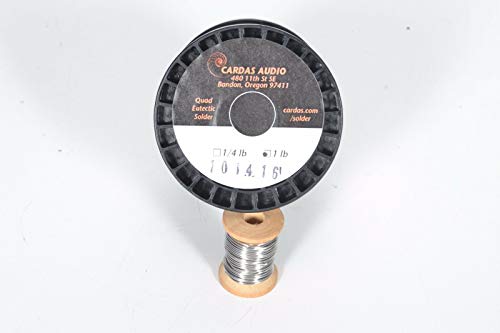 Cardas Soldering Wire Quad Eutectic Silver Solder With Rosin Flux 11 Feet