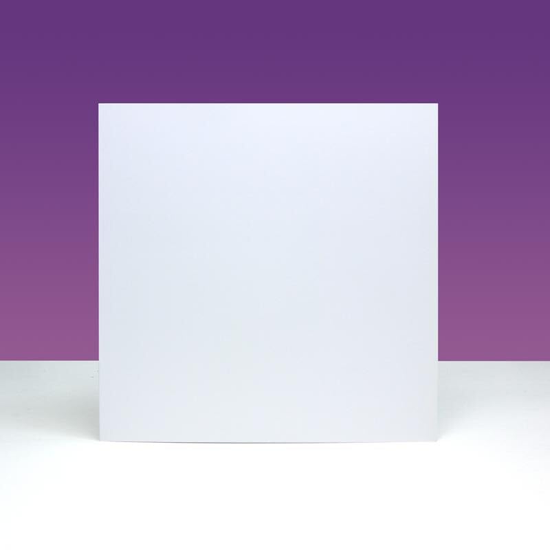 Pack of 10 Card Blanks & Envelopes - White - Size 6" x 6"