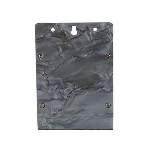 STIMULUS Acrylic Wall Mount Mobile Stand 2 PCS Set (Size - 4X6 Inch) (Marble Black Colour) 4MM SS Road