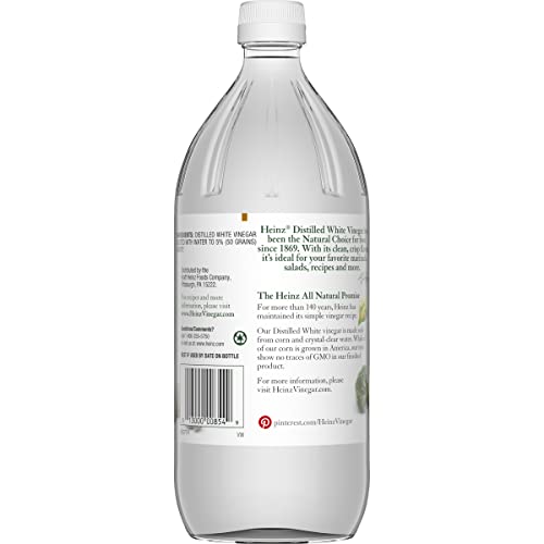 HEINZ ALL NATURAL DISTILLED WHITE VINEGAR 5% ACIDITY, 32 FL OZ BOTTLE