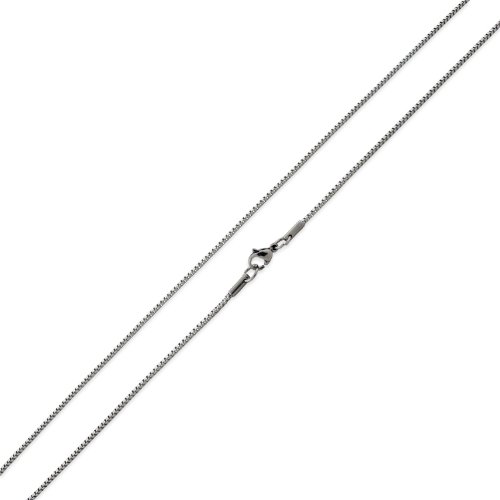 Stainless steel box chain necklace 1.5mm - 30"