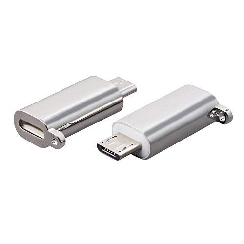 iPhone to Android Adapter, HkittyXiong Apple Lightning to Micro USB Cable Adaptor Charge Sync Connector for Smartphone, Tablet, GPS, Power Bank Through Apple Lighting Cable