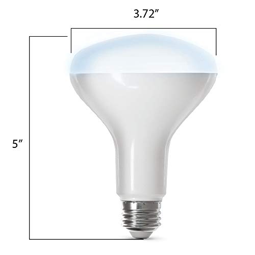 Feit Electric Smart BR30 Wifi Bulb, 5000K Daylight, 2.4GHz WIFI, No Hub