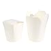 Pack of 60 Chinese Takeout Food Containers - Take Out Boxes, to-Go Eating, Chinese Party Supplies 32oz, White - 4 x 4.5 x 3.3 Inches