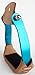 PRORIDER Horse Saddle Barrel Racing Aluminium Western Stirrups Tread Turquoise 5175TRthumb 2