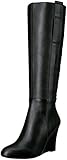 Nine West Women's Orsella Leather Knee-High Boot, Black, 10 M US