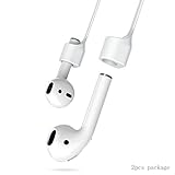 MOTONG 2 Package Anti-Lost Strap With Magnetic String Rope Connector For iPhone X/ 8 PLus/ 8/ 7 Plus/ 7 AirPods(Off- White)