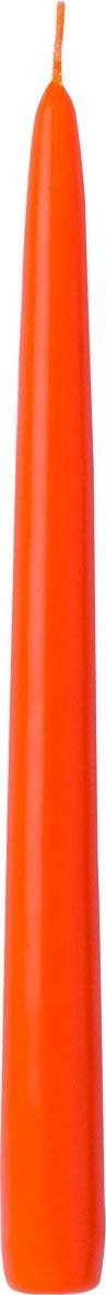 IHR Tapered Candle 24cm Solid Coloured - (Orange)
