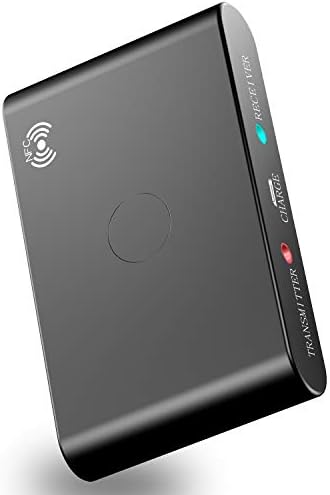 Bluetooth Adapter,Receiver And Transmitter 2 in 1 Low latency With NFC Function 3.5mm Audio Wireless For Headphones, TV, Speaker, Computer / PC, MP3 / MP4 Player, iPod, iPhone, iPad, Tablets