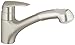 Grohe Eurodisc Single-Handle Pull-Out Kitchen Faucet with 8-7/8 Inches Faucet Height, Stainless Steel Finish, Dual Spray with Toggle Function