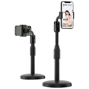 Prolet Universal Mobile Stand for Table with Adjustable Height, 360 Degree Rotation Mobile Holder for Table & Bed…