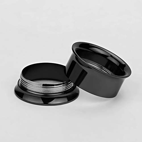 TBOSEN Set of 12 pcs Stainless Steel Ear Plugs Large Double Flare Alloy Gauges Stretching Screw Fit Tunnels Gauge 2g - 1 inch