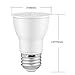 SUNEON 4-Pack Par16 Led Bulbs 2700k Warm White Dimmable 7.5w 75w-Equivalent Spotlight Bulbs - 530Lumen Par16l - 120v E26 - UL Qualified