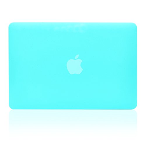 TOP CASE - Classic Series Rubberized Hard Case Compatible Older Generation MacBook Air 13" (A1369 and A1466) (Release 2010-2017) - Hot Blue
