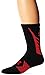 Under Armour Men's Undeniable All Sport Crew Socks (1 Pair), Black/Red, X-Large