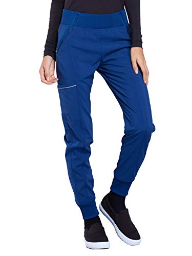 Cherokee Infinity CK110A Mid Rise Tapered Leg Jogger Pant Royal 3XL (Best Scrub Pants For Plus Size)