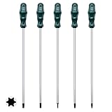 Extra Long Torx Screwdrivers Set, 5pcs 12in
