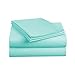 Luxe Bedding Bed Sheet Set - Brushed Microfiber 2000 Bedding - Wrinkle, Fade, Stain Resistant - Hypoallergenic - 4 Piece (King, Aqua Sky)