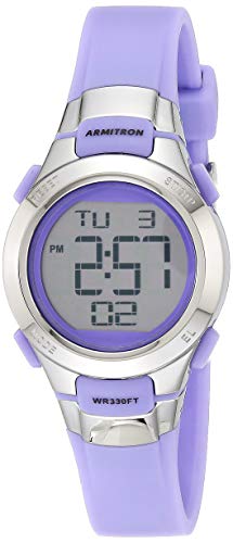 Armitron Sport Women's Digital Chronograph Resin Strap Watch, 45/7012