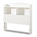 South Shore Logik Bookcase Headboard-Twin-Pure White