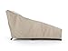 Covermates Outdoor Chaise Lounge Cover - Water Resistant Polyester, Drawcord Hem, Mesh Vents, Seating and Chair Covers, 32W x 82D x 34H, Khaki