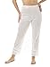Underworks Nylon Ankle Length White Pantliner Pant Slip with Snip a Length White X-Large
