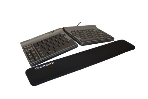 Goldtouch GT8-0017 Gel-Filled SlimLine Wrist Rest (Black)