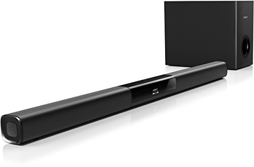 (Renewed) Philips HTL2163B/12 Bluetooth Soundbar Speaker (Black)