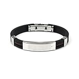 Lookatool Fashion Mens Jewelry Bracelet Stainless Steel Cuff bangle Hand Chain