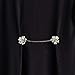 Evelots Holiday Sweater Collar Clips-Shawl/Vest/Blouse/Cardigan-Assorted Styles/Color