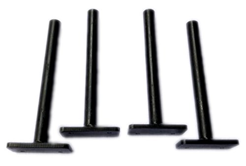 Gourd 6” Floating Shelf Brackets Heavy Duty, Set of 4