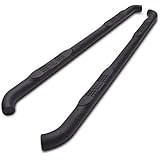 TAC Side Steps Running Boards Fit 2005-2020 Nissan Frontier Crew Cab /2005-2012 Suzuki Equator Crew Cab Truck Pickup 3â€ Texture Black Side Bars Nerf Bars Off Road Accessories