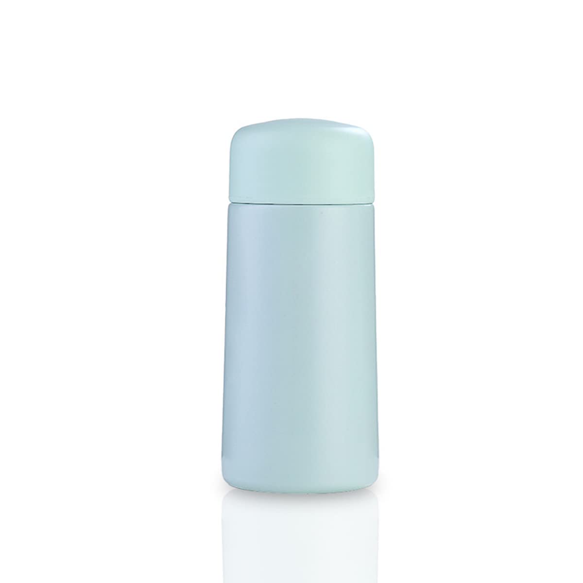 Small Thermal Flask, 150 ml Mini Vacuum Insulated Water Bottle, Stainless Steel Water Bottle Flask, Portable Leakproof Travel Mug for School, Travel, Work, 2.1 * 2.1 * 4.9in, Blue
