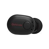 GoNovate Nano Bluetooth Earbud, Ultra Small Wireless Earphone Earpiece with Mic and 6 Hour Playtime for iPhone and Android Smart Phones (1 Piece) - Black