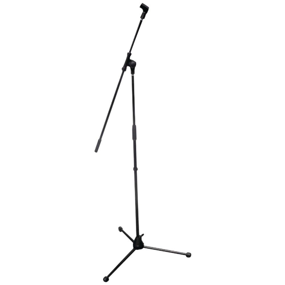 Photo 1 of ***MISSING MIC CLIP*** Pyle Foldable Tripod Microphone Stand - Universal Mic Mount and Height Adjustable from 37.5'' to 65.0'' Inch High w/ Extending Telescoping Boom Arm Up to 28.0'' - Knob Tension Lock Mechanism PMKS3