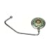 Green Floral Purse Hanger (Green/Silver)